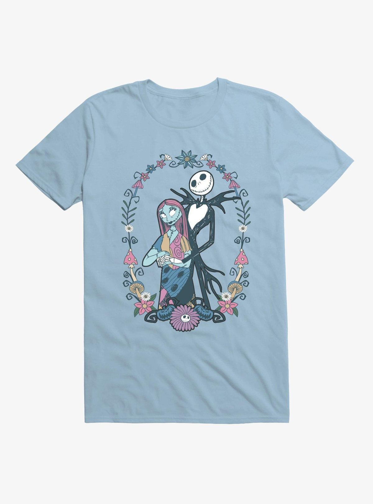Disney The Nightmare Before Christmas Jack and Sally Flowers T-Shirt Hot Topic Exclusive