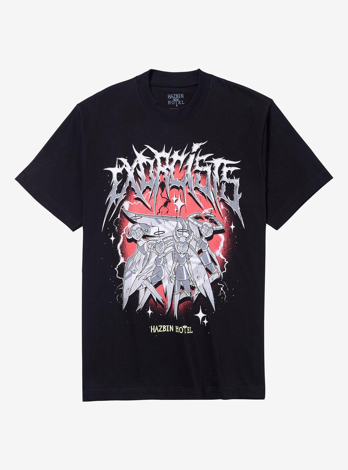 Hazbin Hotel Exorcists Metal T-Shirt | Premium Unisex T-Shirt, Trending Graphic Tee