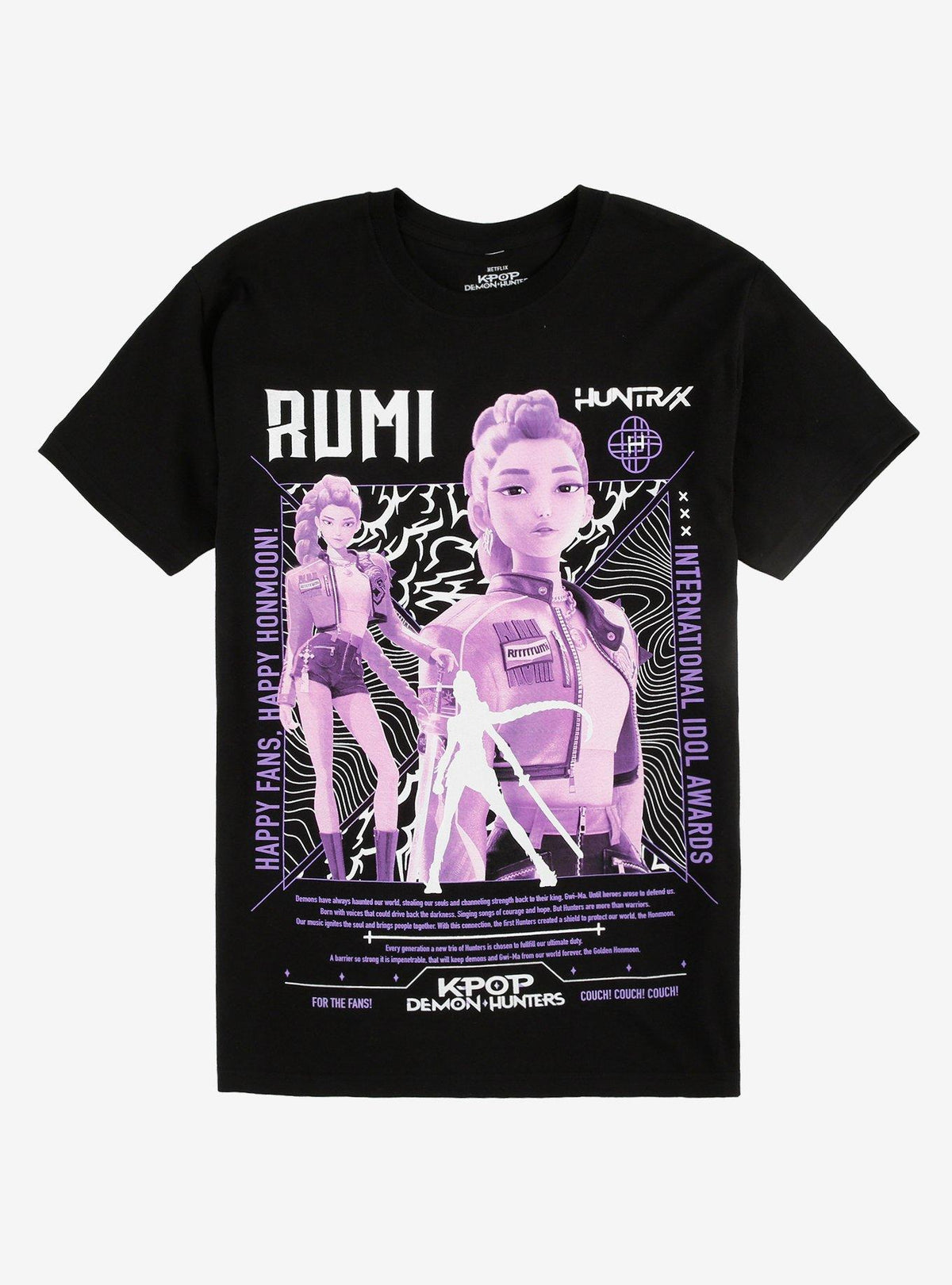 KPop Demon Hunters Huntrix Rumi Tonal T-Shirt | Premium Unisex T-Shirt, Trending Graphic Tee