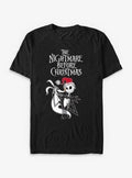 Disney The Nightmare Before Christmas Jack Santa Hat & Zero T-Shirt