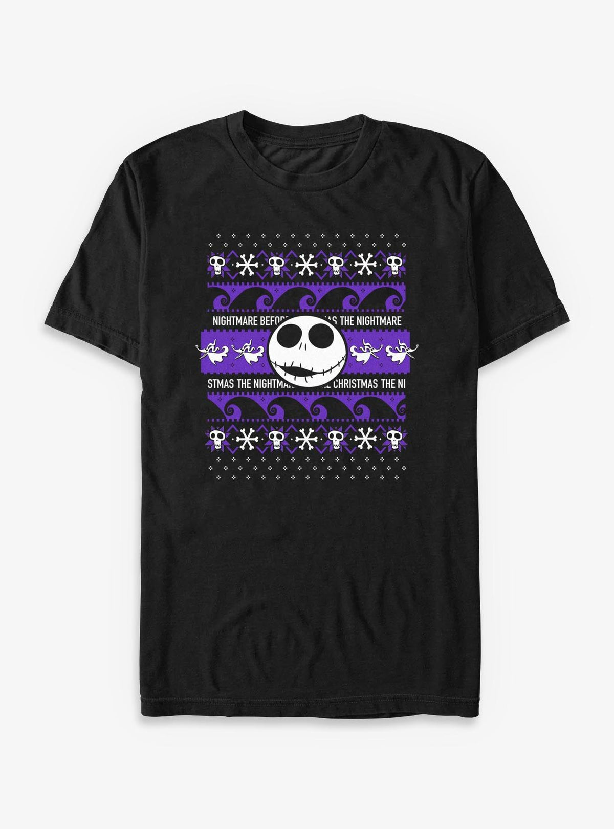 Disney The Nightmare Before Christmas Jack Ugly Sweater T-Shirt