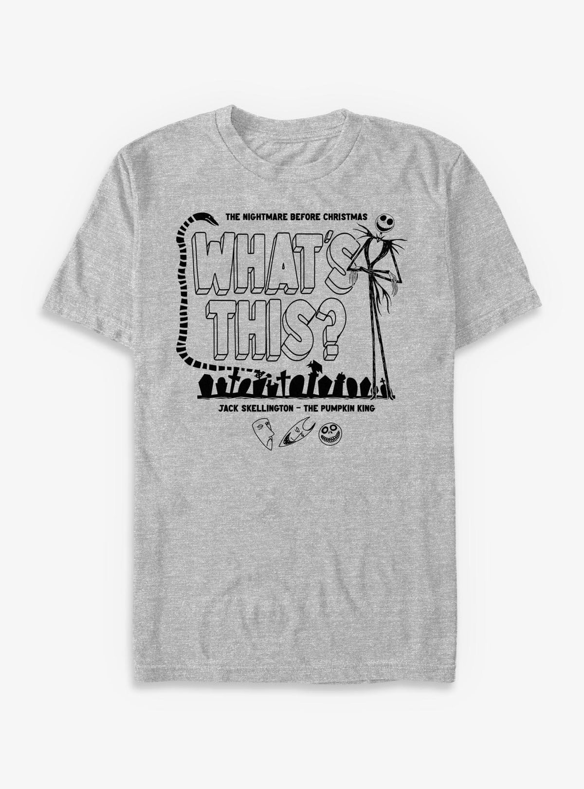 Disney The Nightmare Before Christmas Jack Cemetery T-Shirt T-Shirt | Viral Style | Trending Now