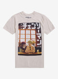 Chainsaw Man The Movie Reze Arc Duo Caf T-Shirt | Premium Unisex T-Shirt, Trending Graphic Tee