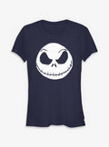 Disney The Nightmare Before Christmas Big Face Jack Girls T-Shirt