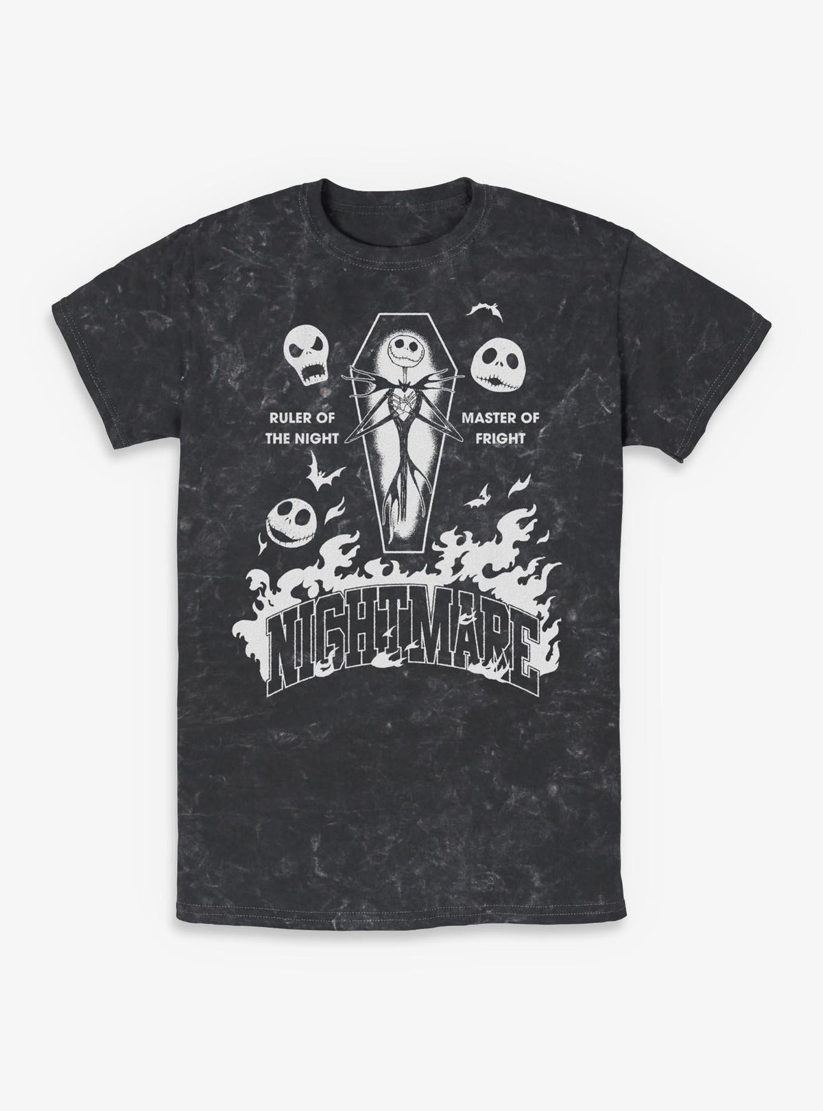 Disney The Nightmare Before Christmas Jack Ruler Of The Night Mineral Wash T-Shirt