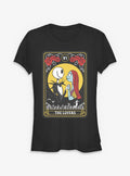 Disney The Nightmare Before Christmas The Lovers Tarot Girls T-Shirt