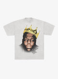Notorious B I G Face Heavyweight T Shirt