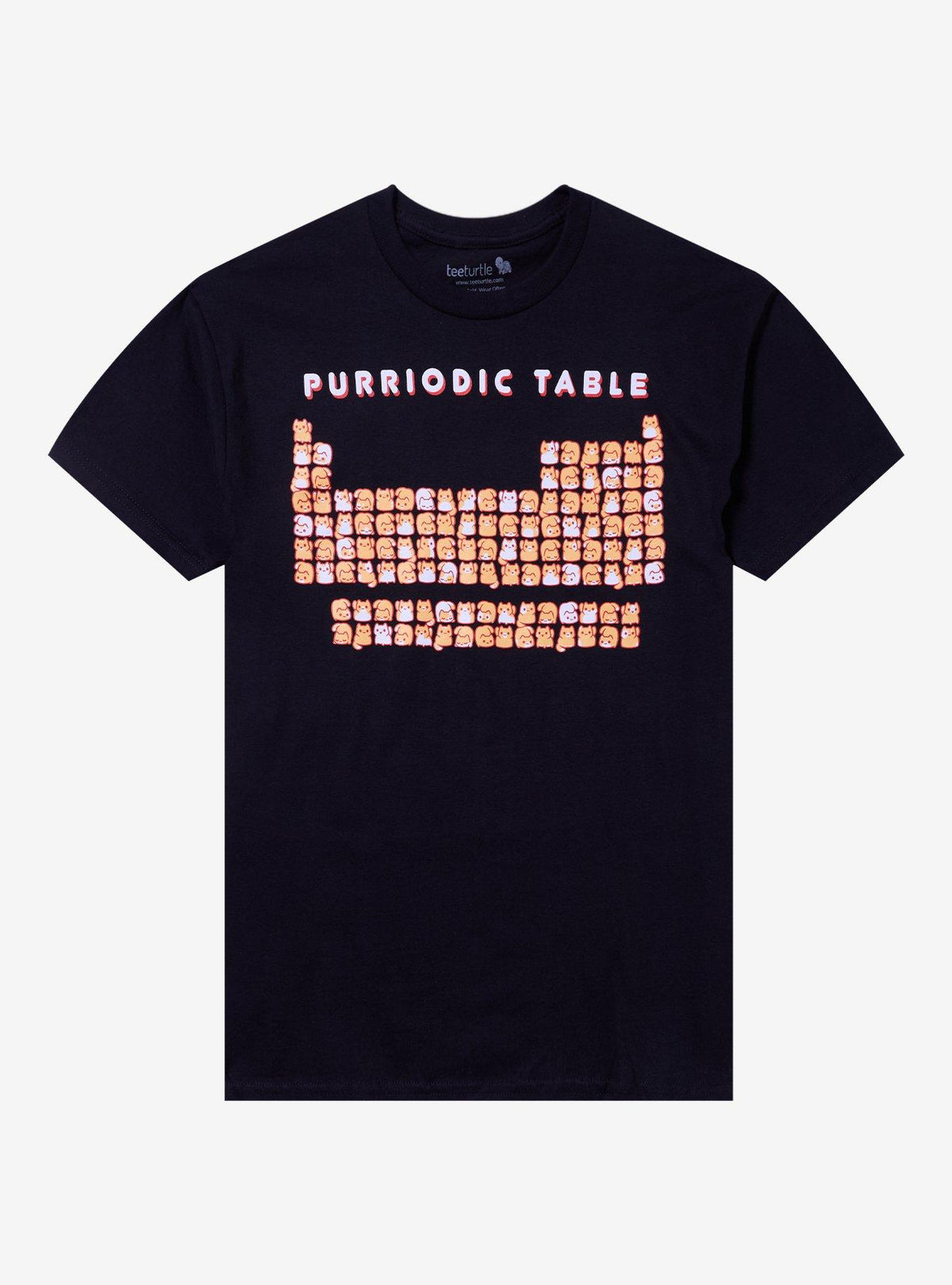 Purriodic Table Of Elements T Shirt By Teeturtle