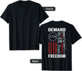 Demand Freedom We People Ar15 Pro Gun On Back