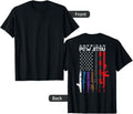 American Pew Jitsu Funny Bjj Pro Gun Usa Flag On Back