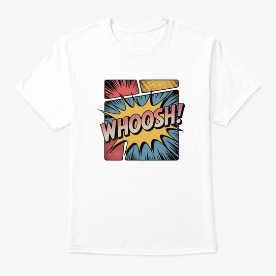 Whoosh Comic Text | Anime Graphic T-Shirt for Men Women