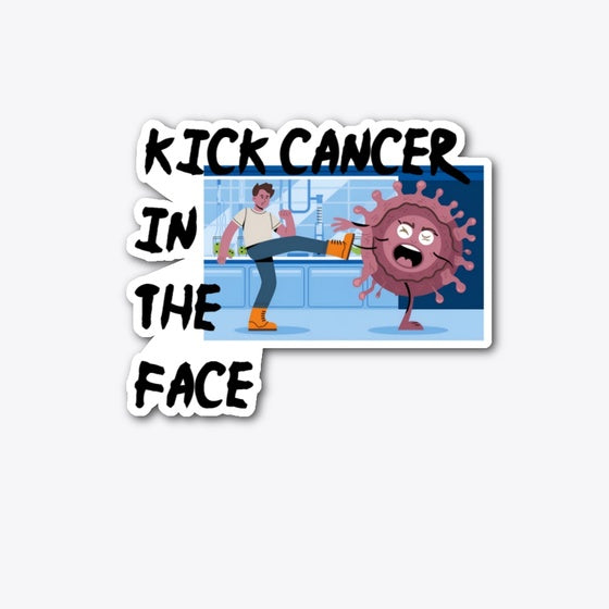 Kicking CANCER in the FACE | Anime Graphic T-Shirt for Men Women
