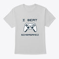 I Beat SimbaGamez Shirt | Anime Graphic T-Shirt for Men Women
