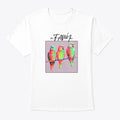 Fawn Parrots White | Premium Unisex T-Shirt, Trending Graphic Tee