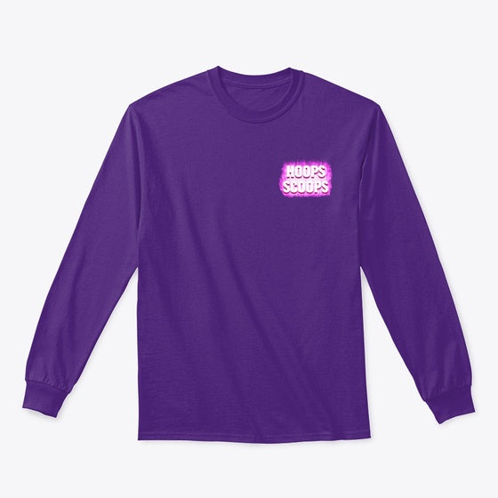 Hoops Scoops Long Sleeve Shirt | Premium Unisex T-Shirt, Trending Graphic Tee