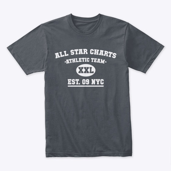 ALL STAR CHARTS -ATHLETIC TEE- 2 | Premium Unisex T-Shirt, Trending Graphic Tee
