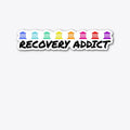 Recovery Addict - Membership Sticker | Anime Graphic T-Shirt for Men Women