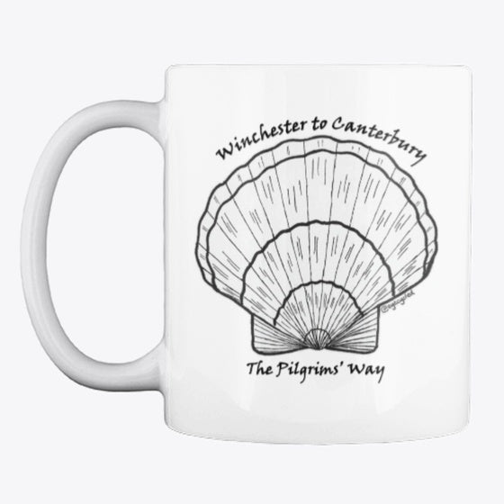 Pilgrims' Way Scallop Shell Collection | Premium Unisex T-Shirt, Trending Graphic Tee