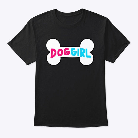 Dog Girl Bone | Premium Unisex T-Shirt, Trending Graphic Tee