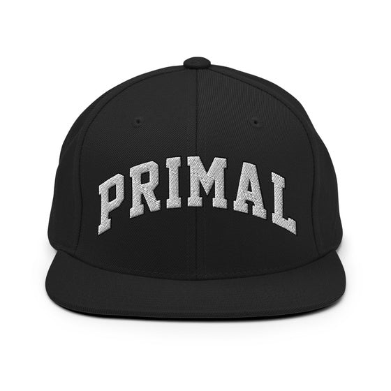 PRIMAL Collegiate Hat | Premium Unisex T-Shirt, Trending Graphic Tee