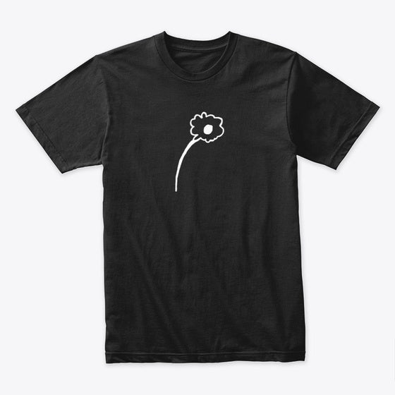 Flower Shirt Black | Premium Unisex T-Shirt, Trending Graphic Tee