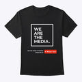 Men S T-Shirt White Text - Watm