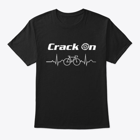 Crack-On Bike Design from BikeitUK | Premium Unisex T-Shirt, Trending Graphic Tee
