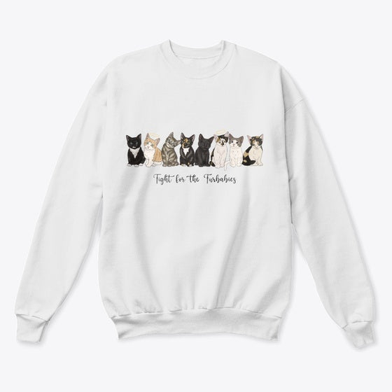 Fight for the Furbabies Crewneck | Premium Unisex T-Shirt, Trending Graphic Tee