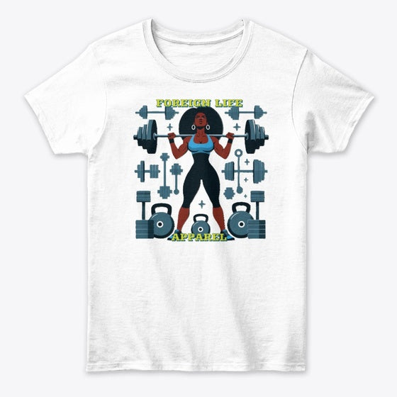 Foreign Life Woman Exercise | Anime Graphic T-Shirt for Men Women