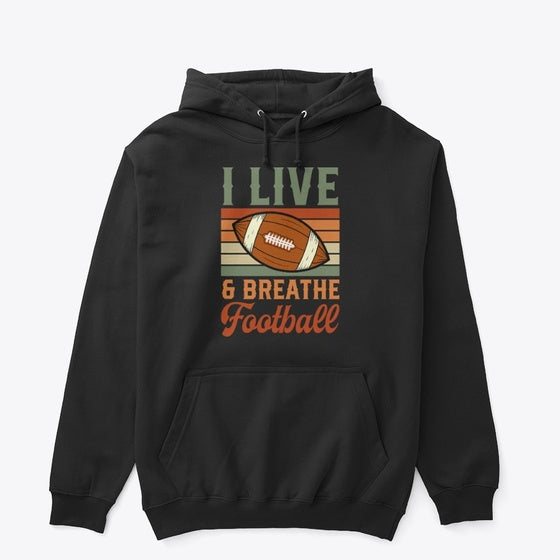 I Live And Breathe Football | Premium Unisex T-Shirt, Trending Graphic Tee