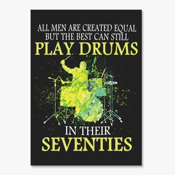 Equal Drums Seventies Men - Sticker