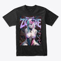 WhoKnowsZombie Cotton Cady Anime Black T | Anime Graphic T-Shirt for Men Women