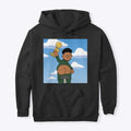Showing his A HOODIE CHAMPION EDITION | Premium Unisex T-Shirt, Trending Graphic Tee