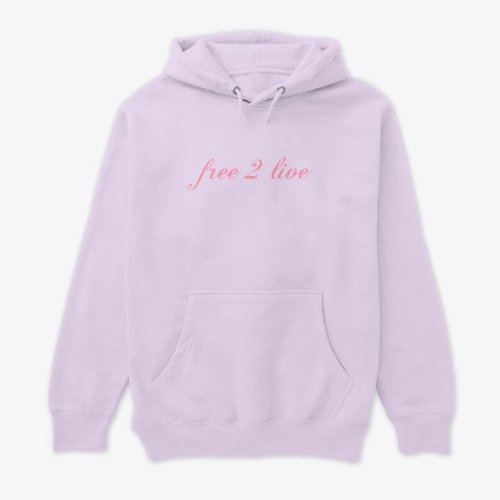 free 2 live pink hoodie | Anime Graphic T-Shirt for Men Women