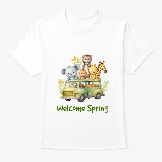 Spring season cute animal kids tshirt | Anime Graphic T-Shirt for Men Women