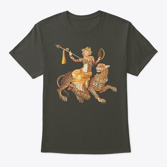 Dionysos riding on a panther | Premium Unisex T-Shirt, Trending Graphic Tee
