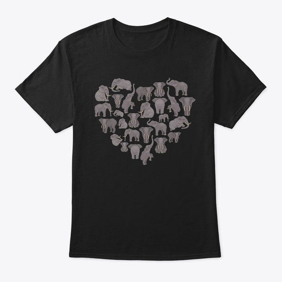 ELEPHANTS HEART | Premium Unisex T-Shirt, Trending Graphic Tee
