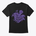 Team Missi T-Shirt Purple On Black