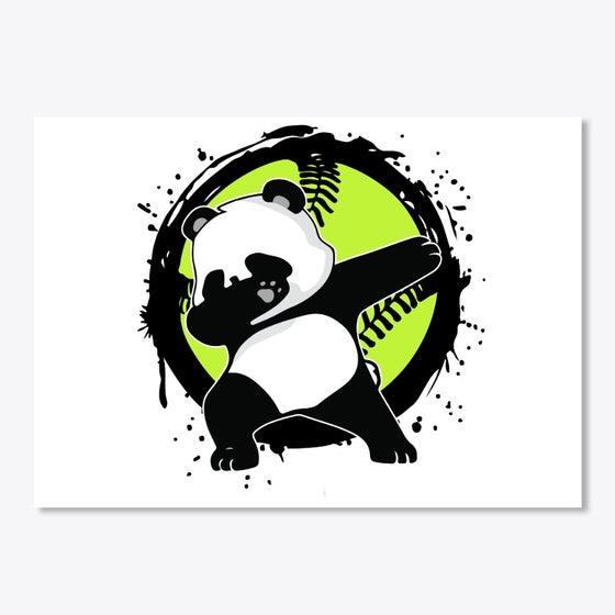Panda Softball Sticker | Premium Unisex T-Shirt, Trending Graphic Tee