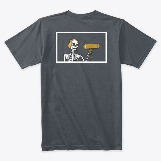 Skeleton Recordist Tee | Anime Graphic T-Shirt for Men Women