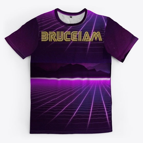 Bruce I Am Retrowave | Anime Graphic T-Shirt for Men Women