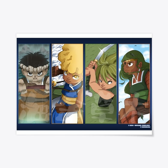 ZEZEMARU Arc 1 - Poster | Anime Graphic T-Shirt for Men Women