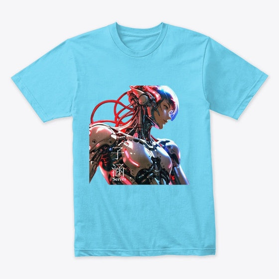 cyborg AI girl | Anime Graphic T-Shirt for Men Women