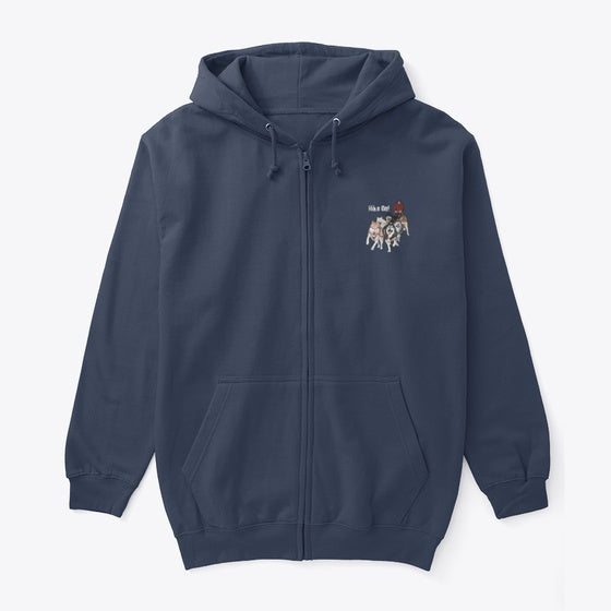 Hike On Husky | Premium Unisex T-Shirt, Trending Graphic Tee