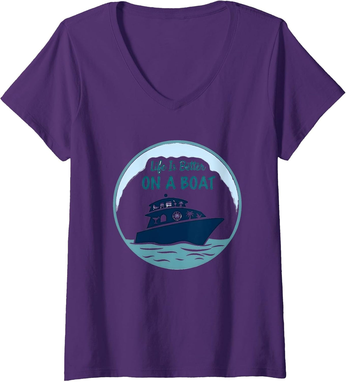 Womens Life Is Better On A Boat Nautical