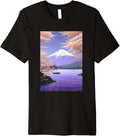 Mount Fuji Famous Japanese Mountain Japan Scenery Boat