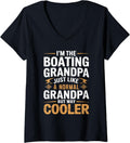 Womens Funny Boating Grandpa Boat Life Boat Captain