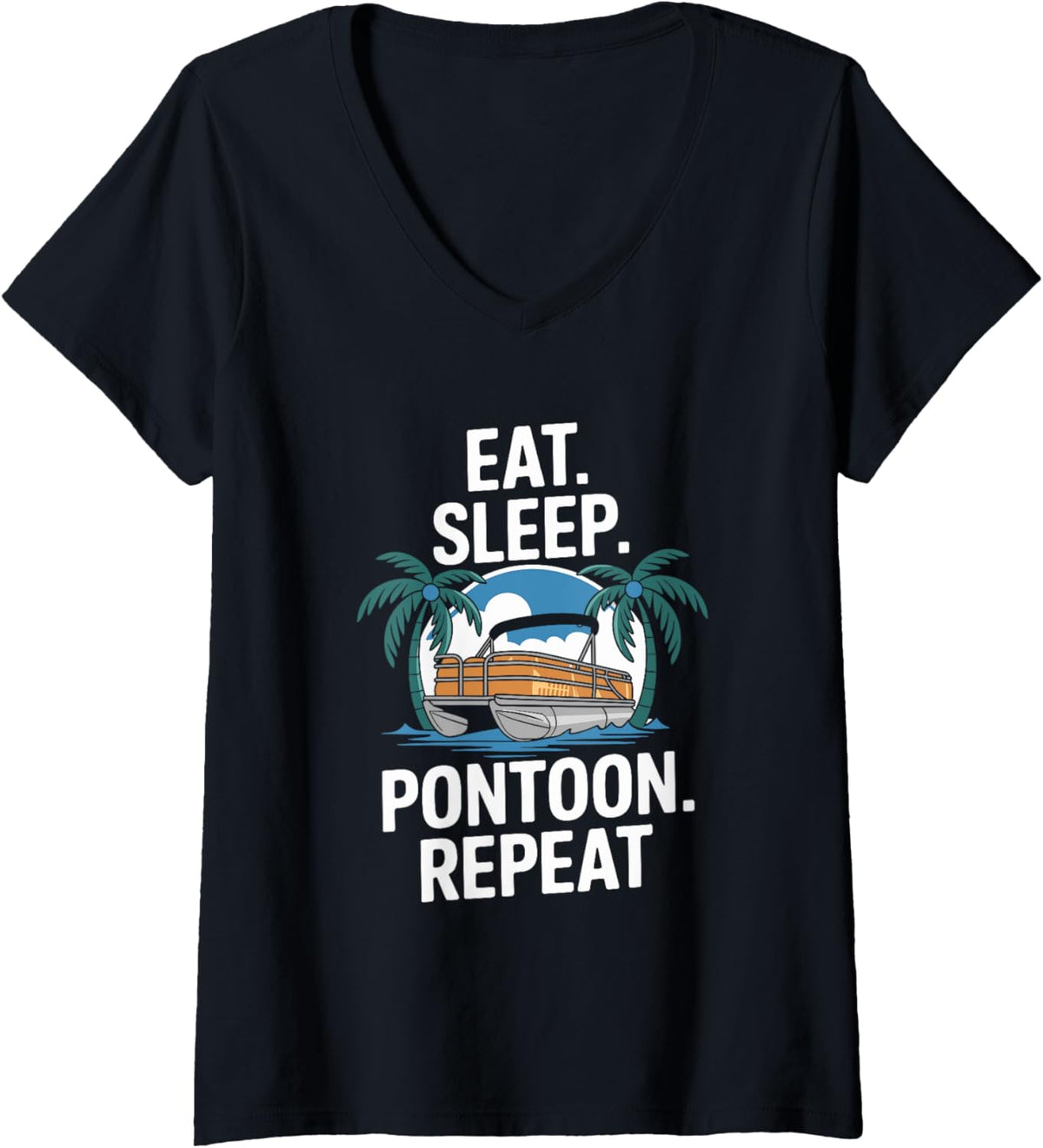 Womens Pontooning Boat Captain Quotes Boating Pantoon V