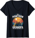 Womens Cool Pontoon Boat Art Grandpa Men Boating