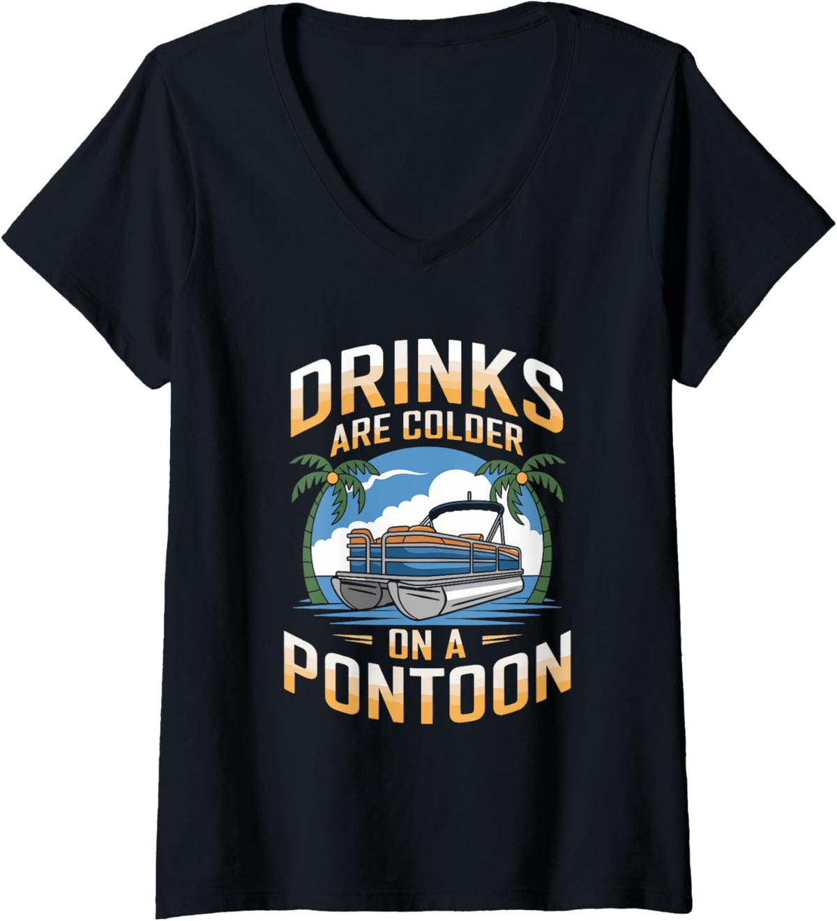 Womens Pontooning Boating Captain Quotes Boat Pantoon V